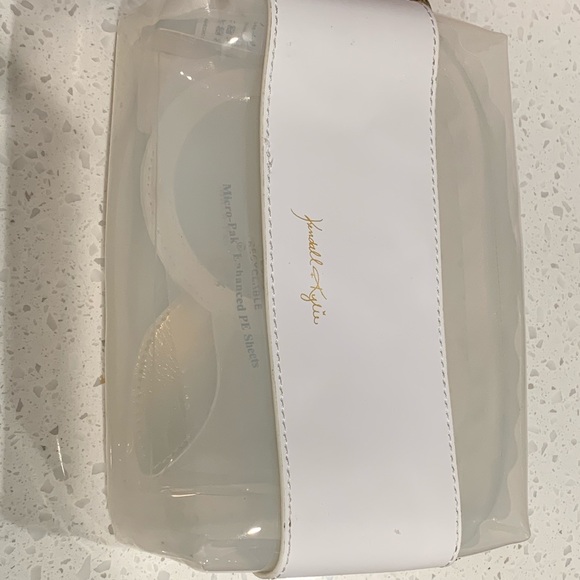 Kendall Kylie mirror ears white gold new leather soft bunny cosmetic makeup - Picture 8 of 8